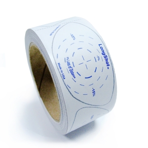 Roll of Universal Wood Labels - LongShot Golf<sup>®</sup> Impact Labels Golf Aid