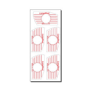 Standard Iron Label - LongShot Golf® Impact Labels Golf Aid
